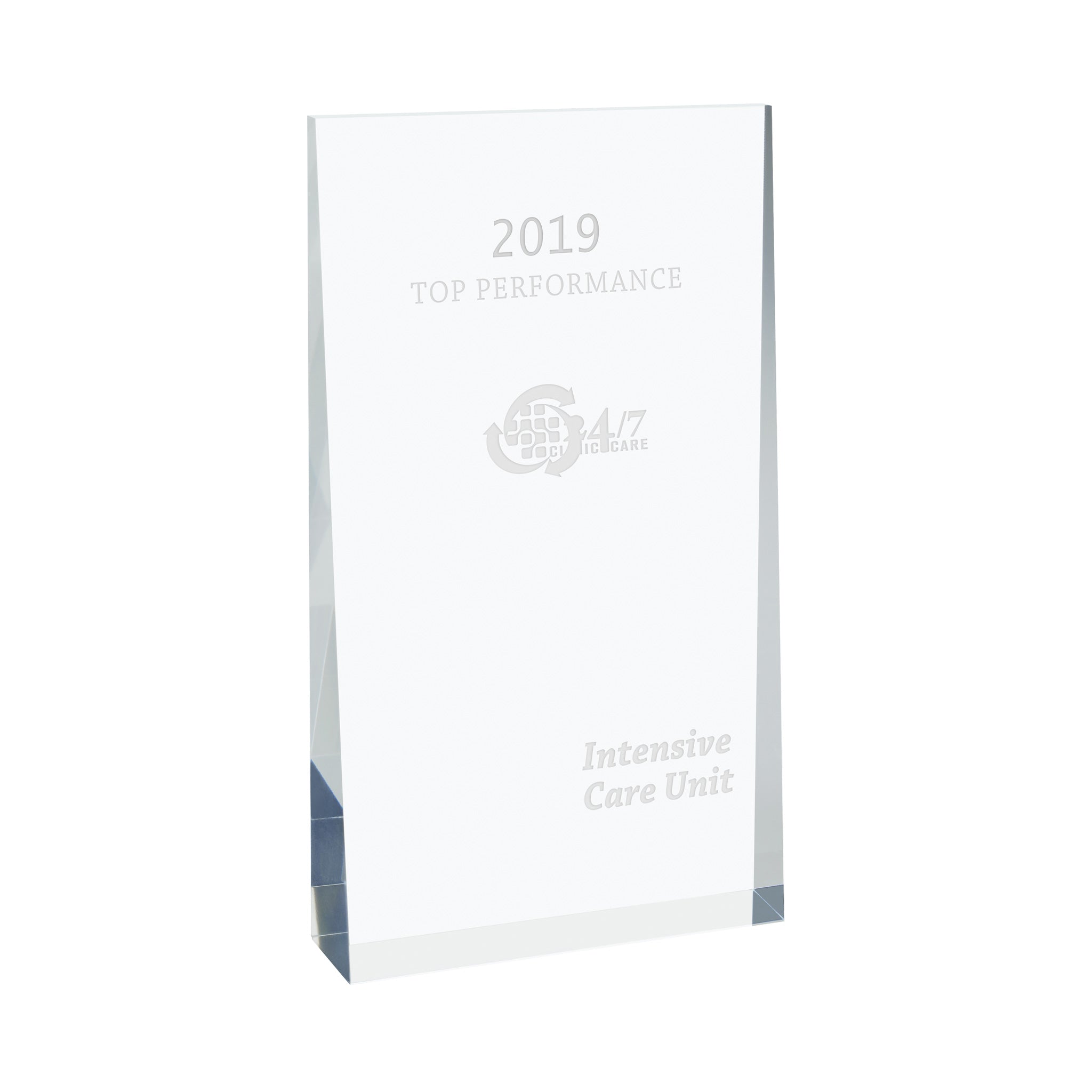 JAFFA® Acrylic Wedge - Large  Imprinted with Logo (Q982332)