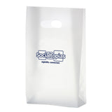 Clear Frosted Die Cut Plastic Bag (Q984532)