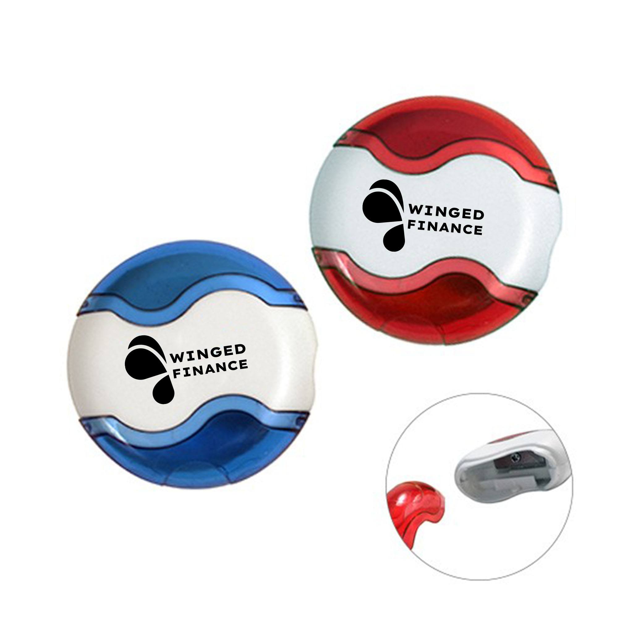 Round Pencil Sharpener Eraser Combo (Q984611)