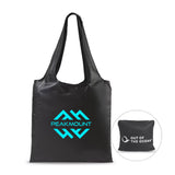 Out Of The Ocean® Pocket Tote - Black  Imprinted with Logo (Q984822)