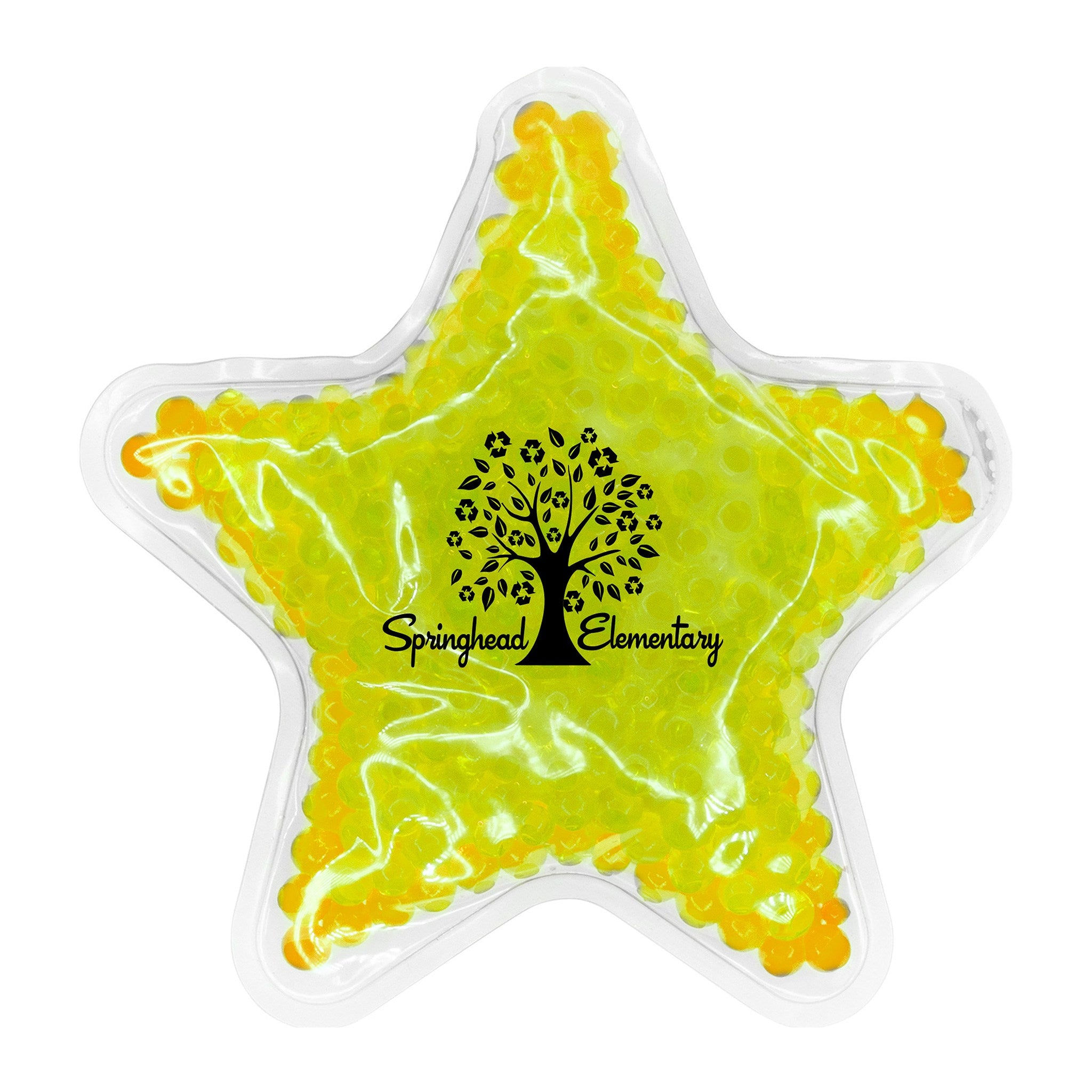 Star Shaped GelBead Hot/Cold Packs  Imprinted with Logo (Q985511)