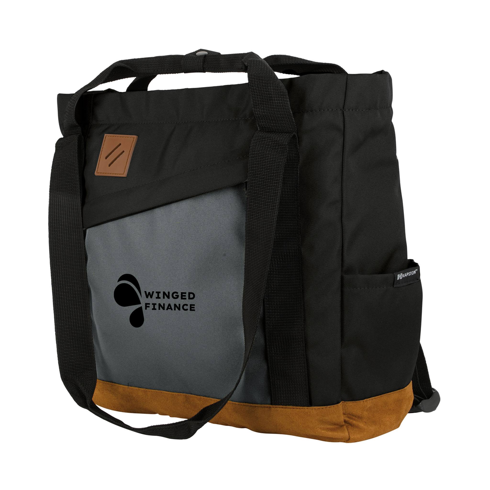 KAPSTON® Willow Recycled Tote-Pack  Imprinted with Logo (Q987822)