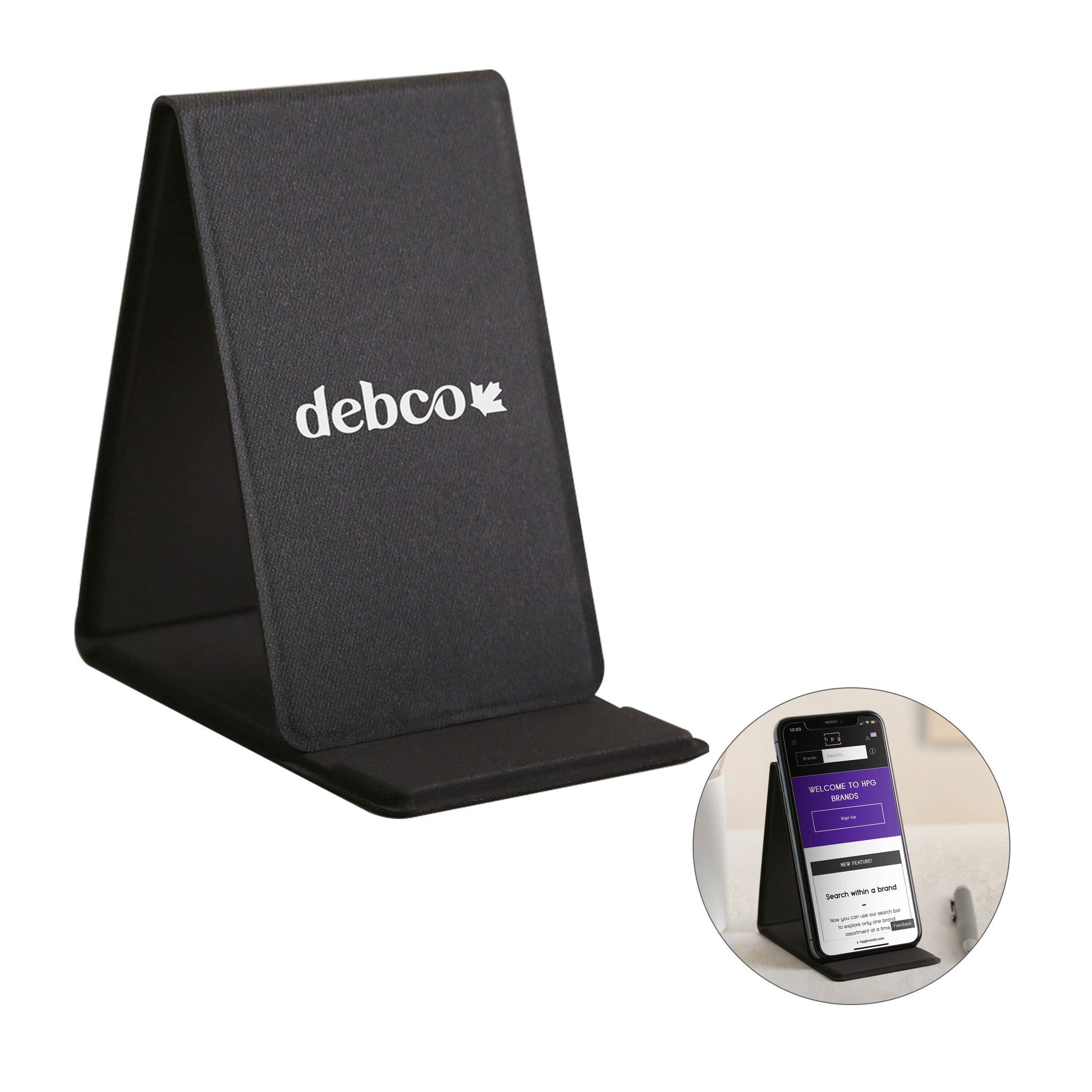 Journey Folding Phone Stand  Imprinted with Logo (Q989022)