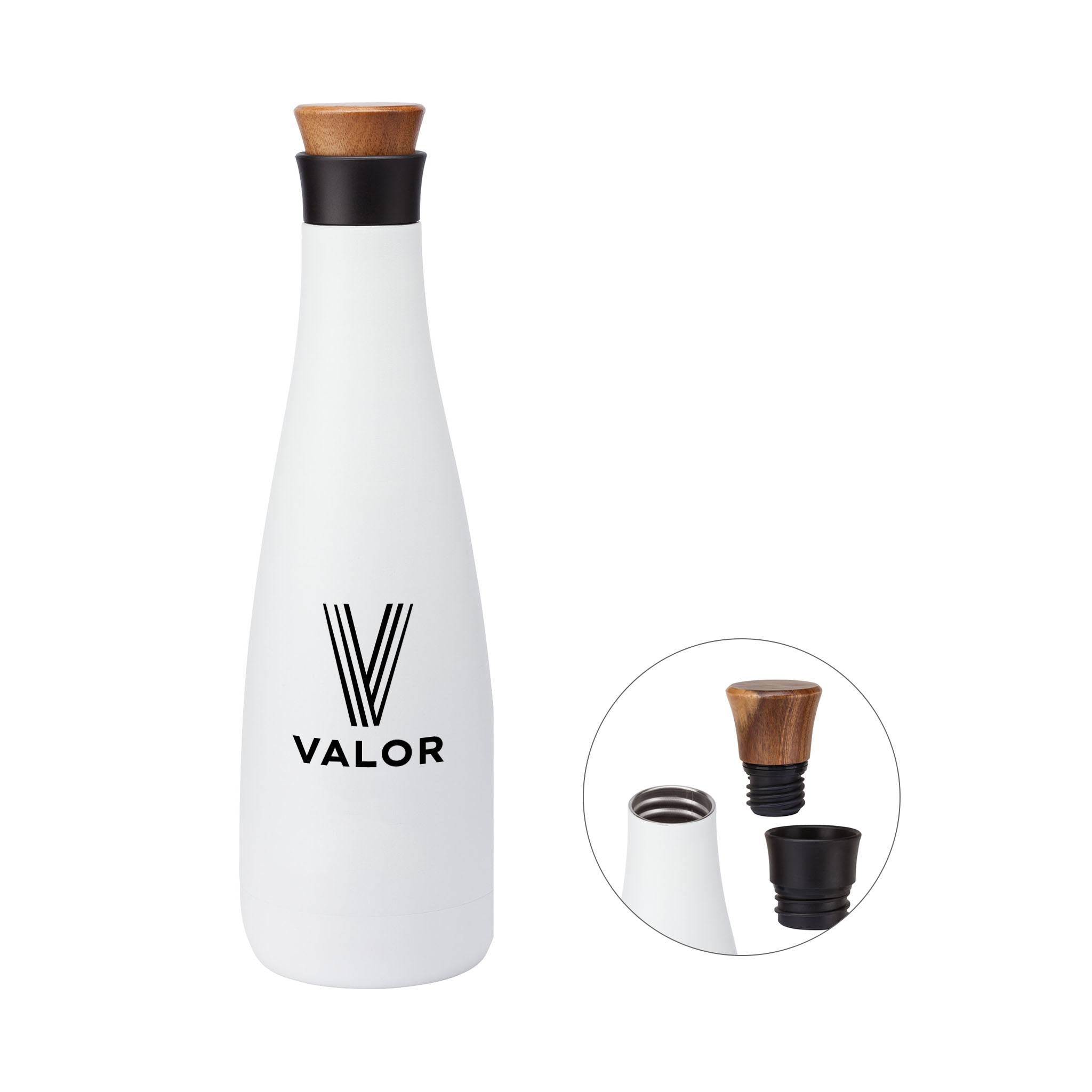 Manna™ 25 oz. Carafe Steel Bottle  Imprinted with Logo (Q990111)