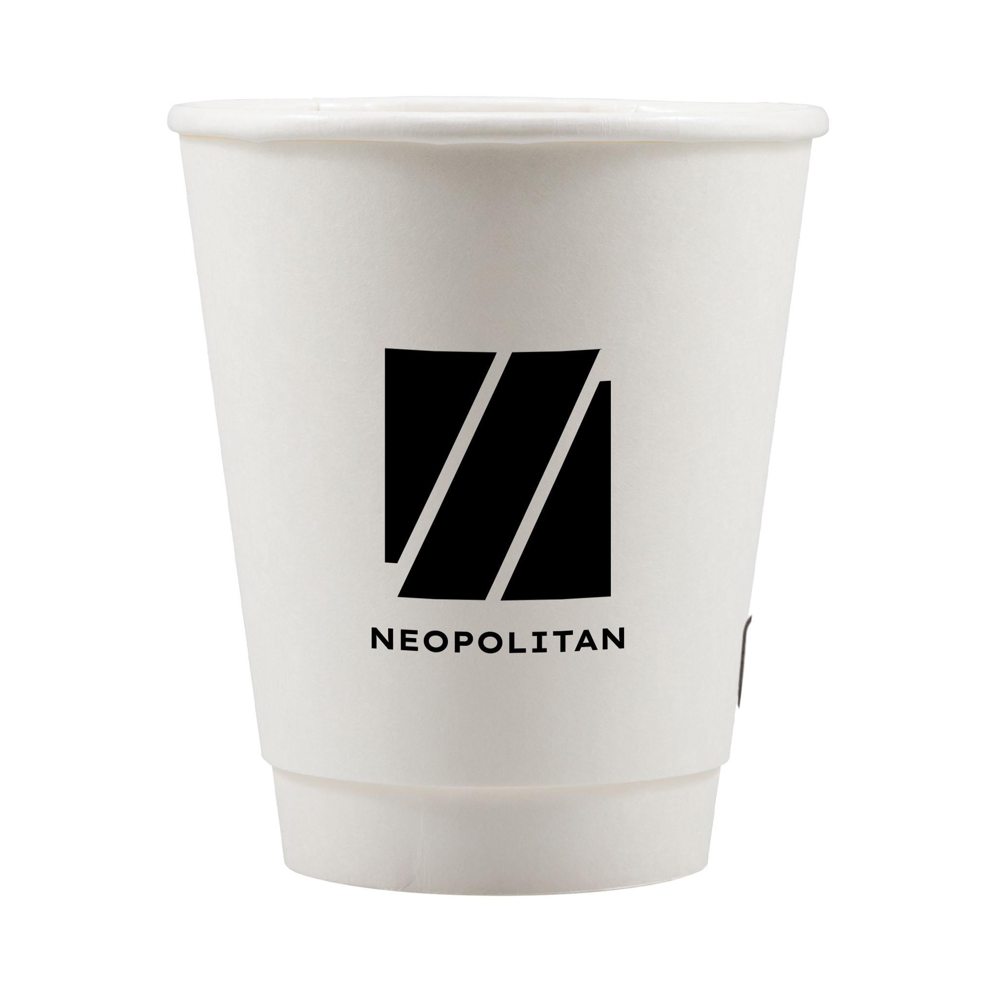 8 Oz. Insulated Digital Paper Cups  Imprinted with Logo (Q991111)