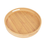 Bamboo Serving Tray With Handles (Q993432)
