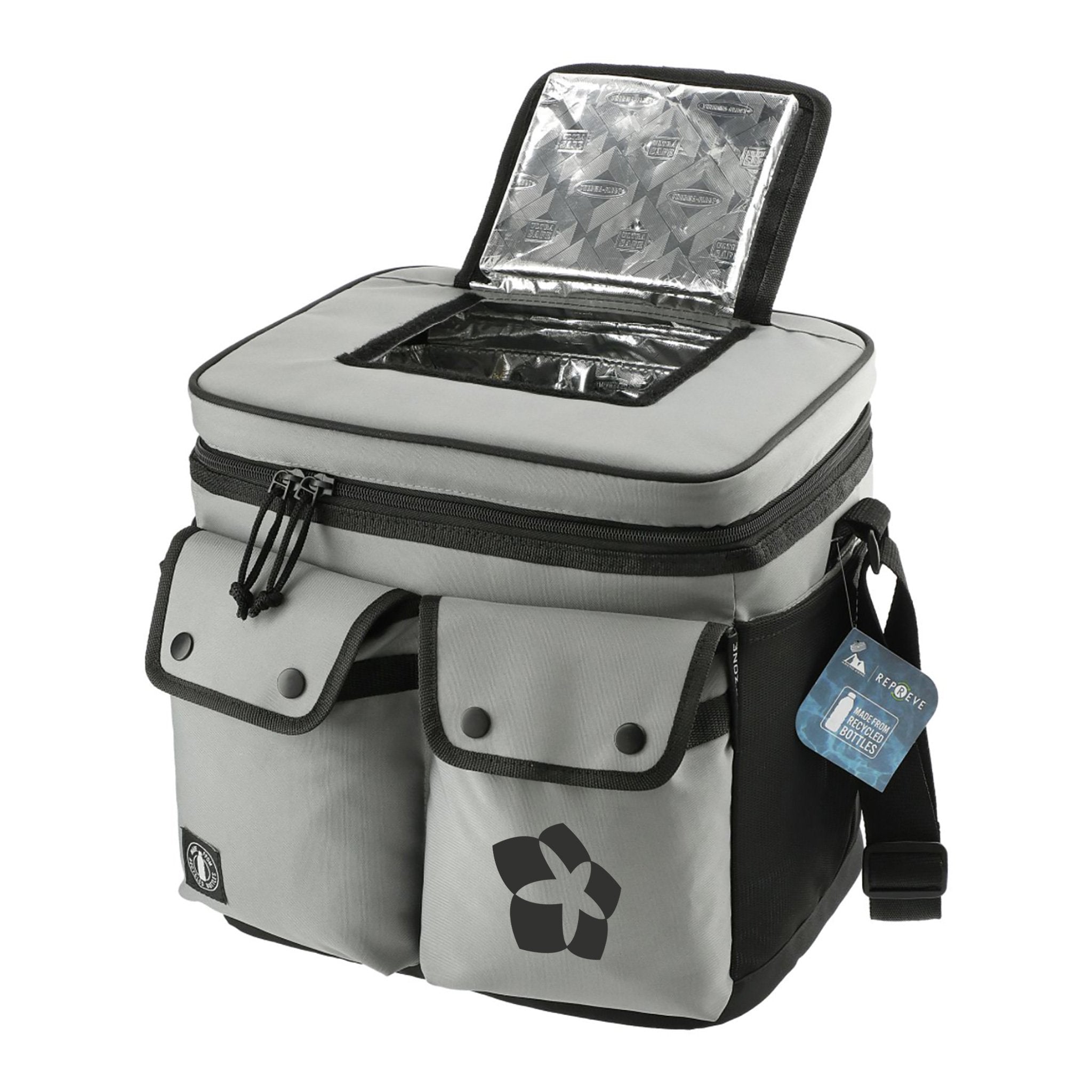 Arctic Zone® Repreve® 24 Can Double Pocket Cooler  Imprinted with Logo (Q994622)