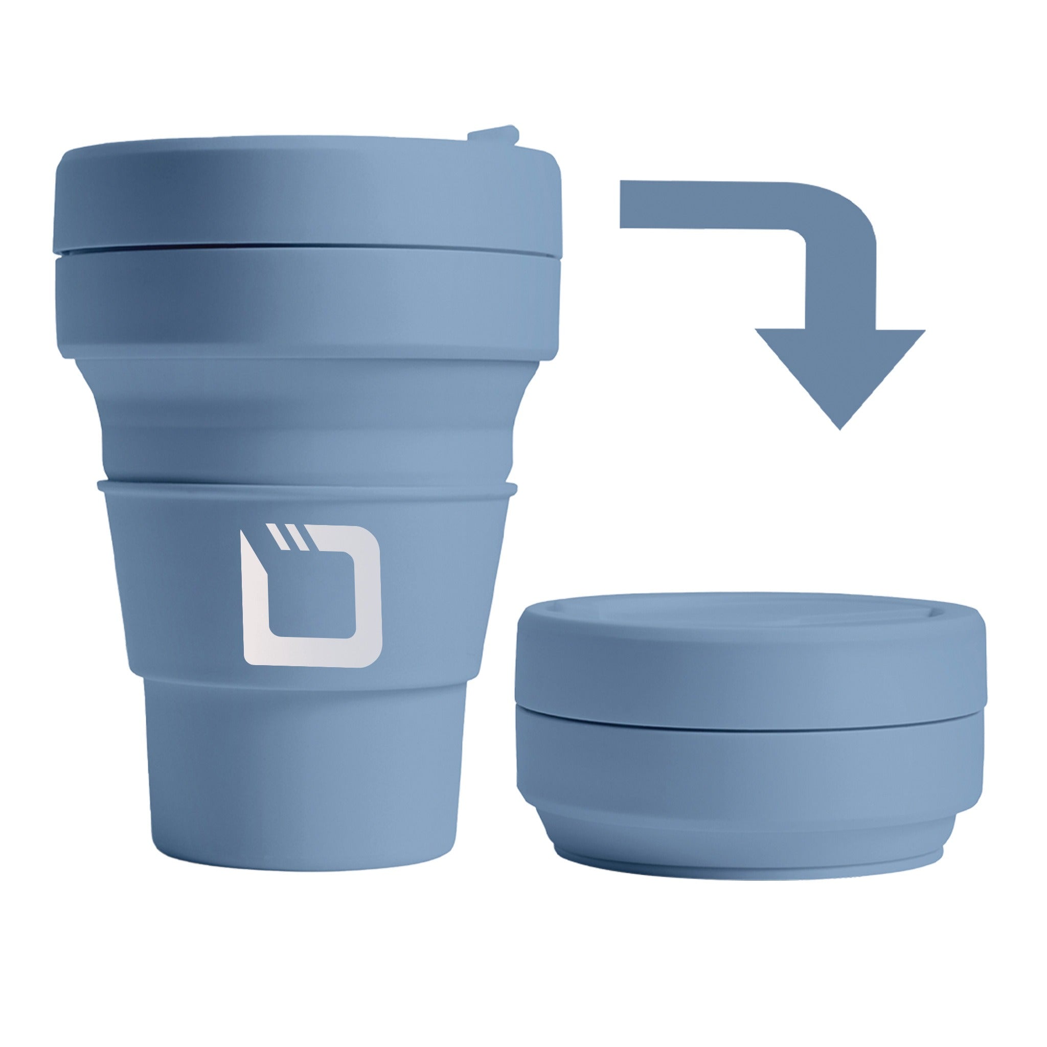 Stojo 12 Oz. Collapsible Cup  Imprinted with Logo (Q995922)