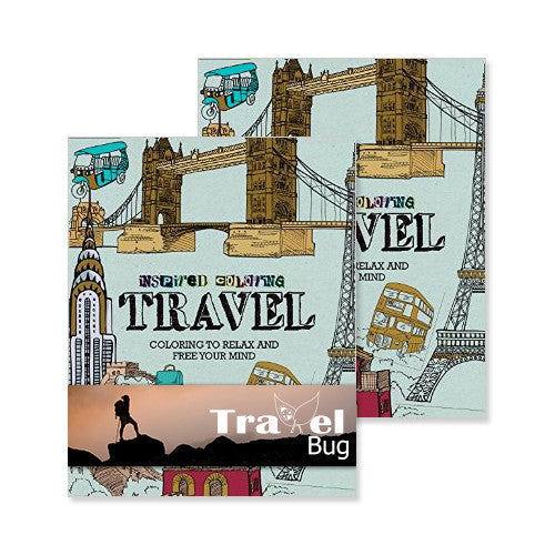Inspired Coloring (Travel) Coloring Books  Imprinted with Logo (Q631311)