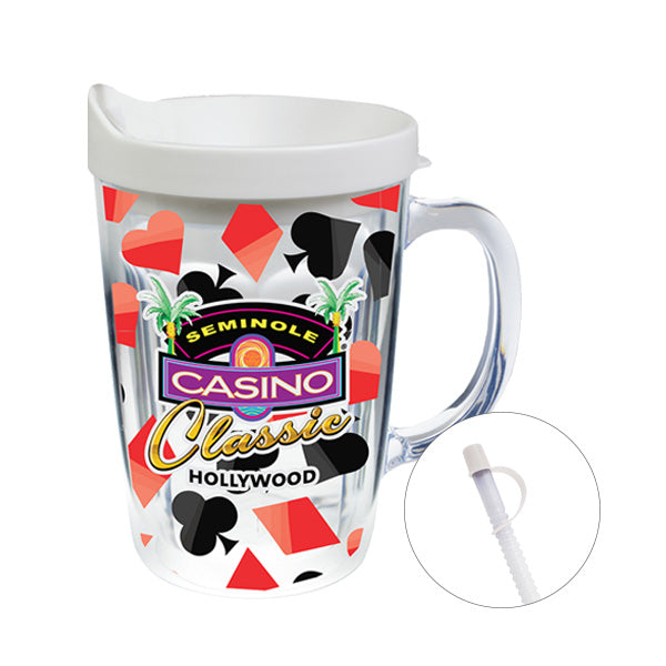 14 Oz. Acrylic Thermal Travel Mug  Imprinted with Logo (Q1000422)