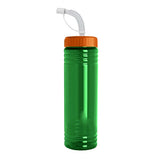 24 Oz. Slim Fit UpCycle RPET Bottle - Straw Lid (Q102722)