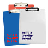 Custom Letter Size Clipboard with Metal Clip (Q103465) -  - 1