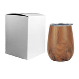 10 Oz. Stainless Steel Vacuum Wood Wine Tumbler (Q108111)