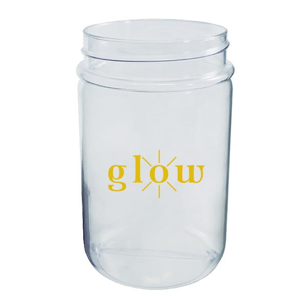 16 Oz. Clear PVC Round Mason Jar (Q112522)