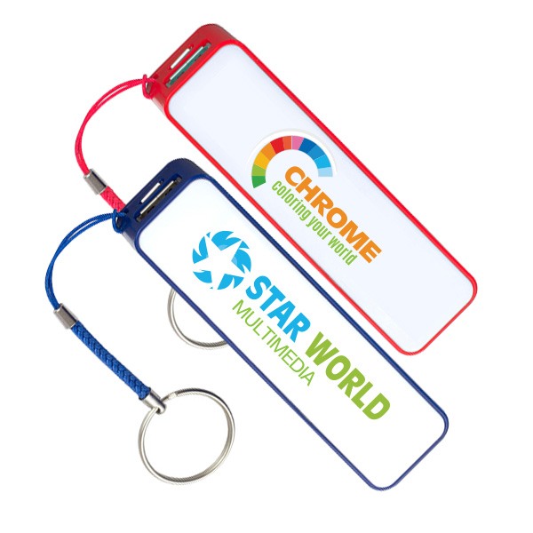 Full Color UL Listed 2200 mAh Portable Lithium Ion Power Bank Charger  Imprinted with Logo (Q114611)