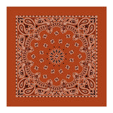 22 In Traditional USA Paisleys Bandana - Bunt Orange (Q116522)