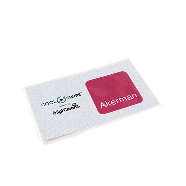 Cool Swipe™ Powered By DigiClean® Plus - Large Tablet Series  Imprinted with Logo (Q118722)