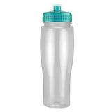 Translucent Contour Bike Bottle with Push Pull Lid (24 oz.) (Q120311)