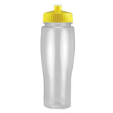 Translucent Contour Bike Bottle with Push Pull Lid (24 oz.) (Q120311)