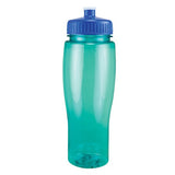 Translucent Contour Bike Bottle with Push Pull Lid (24 oz.) (Q120311)