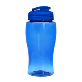18 Oz. Transparent PETE Bottle - Flip Lid (Q123722)