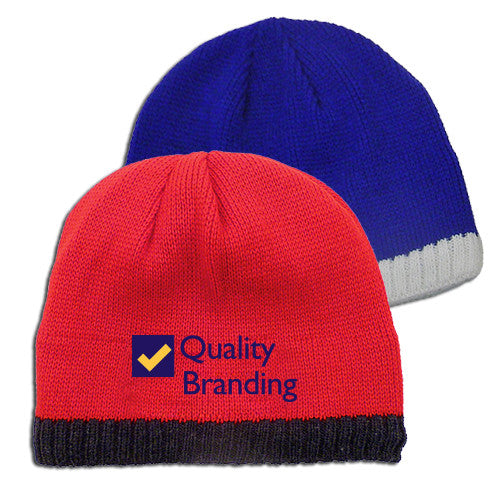 Logoed Knitted Beanie With Fleece Ear Lining (Q125245) -  - 1
