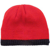 Knitted Beanie With Fleece Ear Lining (Q125245)