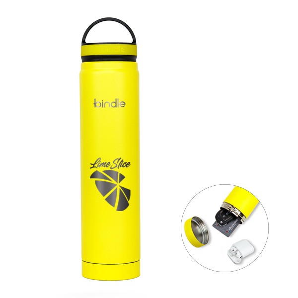 20 Oz. Slim Bindle Bottle - Lemonade  Imprinted with Logo (Q127522)