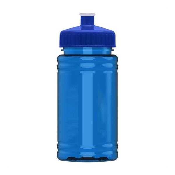 Custom 16 Oz. Mini PETE Sports Bottle - Push-Pull Lid (Q132722) - badge ...