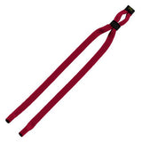1/2" Double-Thick Cotton Trade Show Lanyard with Plastic Option Y Converter (Q13304)