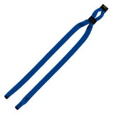 1/2" Double-Thick Cotton Trade Show Lanyard with Plastic Option Y Converter (Q13304)