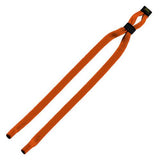 1/2" Double-Thick Cotton Trade Show Lanyard with Plastic Option Y Converter (Q13304)
