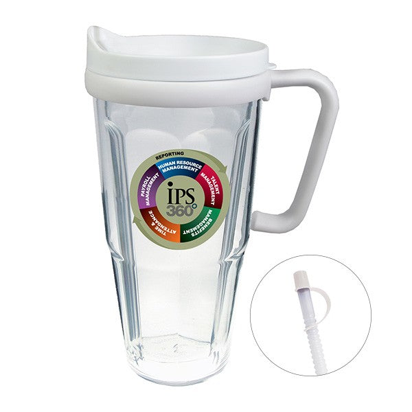 24 Oz. Thermal Travel Mug - Decal (Q141522)