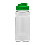 20 Oz. Clear Sports Bottle - USA Flip Top Lid (Q142722)