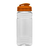 20 Oz. Clear Sports Bottle - USA Flip Top Lid (Q142722)