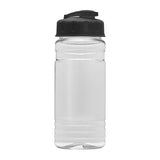 20 Oz. Clear Sports Bottle - USA Flip Top Lid (Q142722)