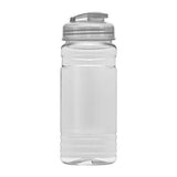 20 Oz. Clear Sports Bottle - USA Flip Top Lid (Q142722)