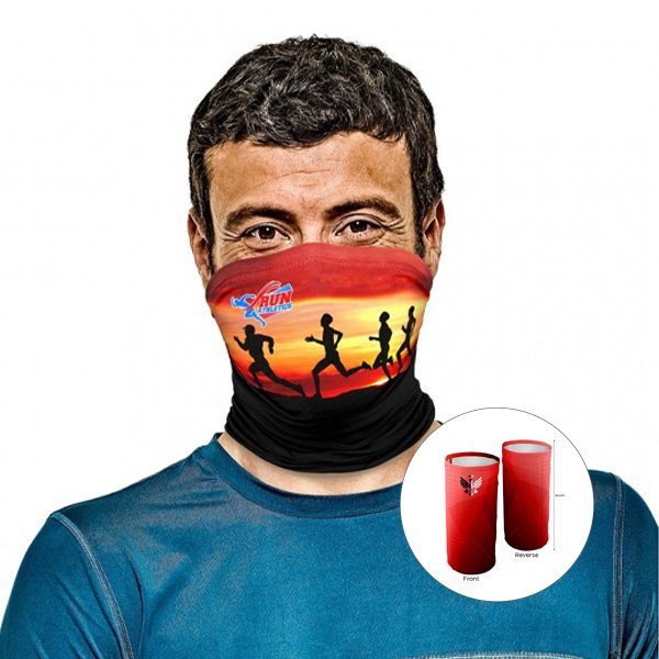 Full Color Neck Gaiter Multi-Purpose Face Covering  Imprinted with Logo (Q149011)