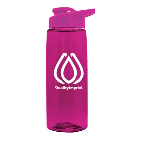 26 Oz. Flair Bottle - Drink-Thru Lid  Imprinted with Logo (Q152722)