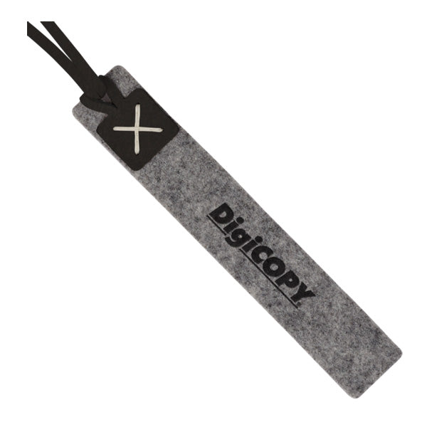 Beech Recycled Felt Tasseled Bookmark  Imprinted with Logo (Q153522)