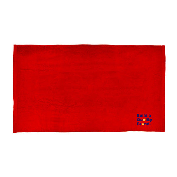 Billboard Size Heavyweight Colored Beach Towel  Imprinted with Logo (Q154211)