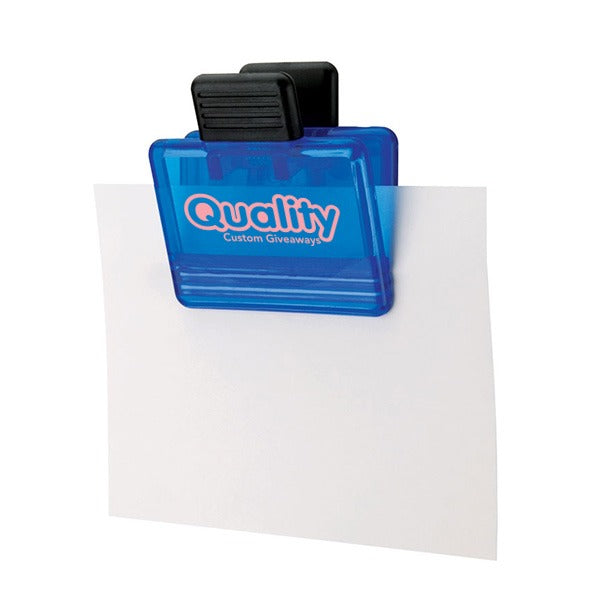 Plastic Rectangle Memo Holder Magnet (Q154311)