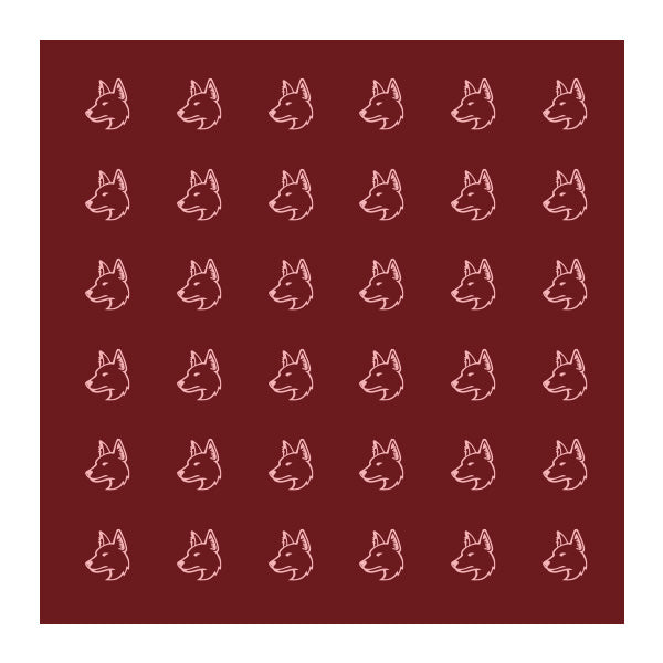 4800 Series Solid Color Bandanas - Wine  Imprinted with Logo (Q156522)
