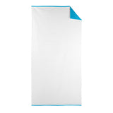 Heavyweight Subli-Plush Velour White Beach Towel (Q164211)