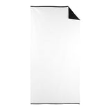Heavyweight Subli-Plush Velour White Beach Towel (Q164211)