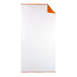 Heavyweight Subli-Plush Velour White Beach Towel (Q164211)