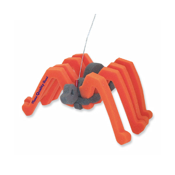 Foam Halloween Spider on a leash  Imprinted with Logo (Q164511)