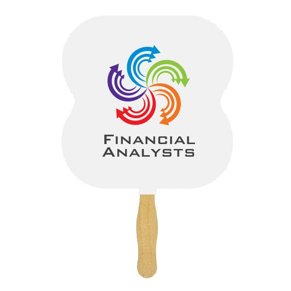 Standard Hand Fan One Sided Full Color (Q164611)