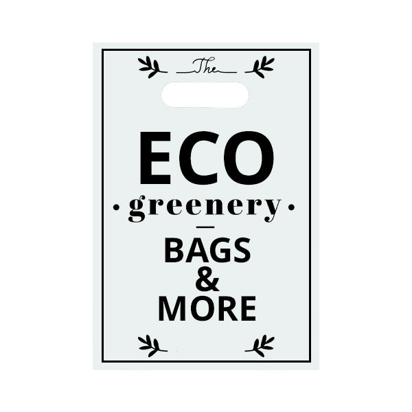 2 Sides Full Color Oxo-Biodegradable Die Cut 9 x 13  Imprinted with Logo (Q164811)