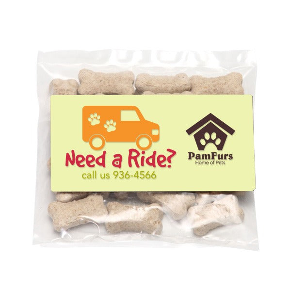 Mini Dog Bones In Bag With Bc1  Imprinted with Logo (Q166711)